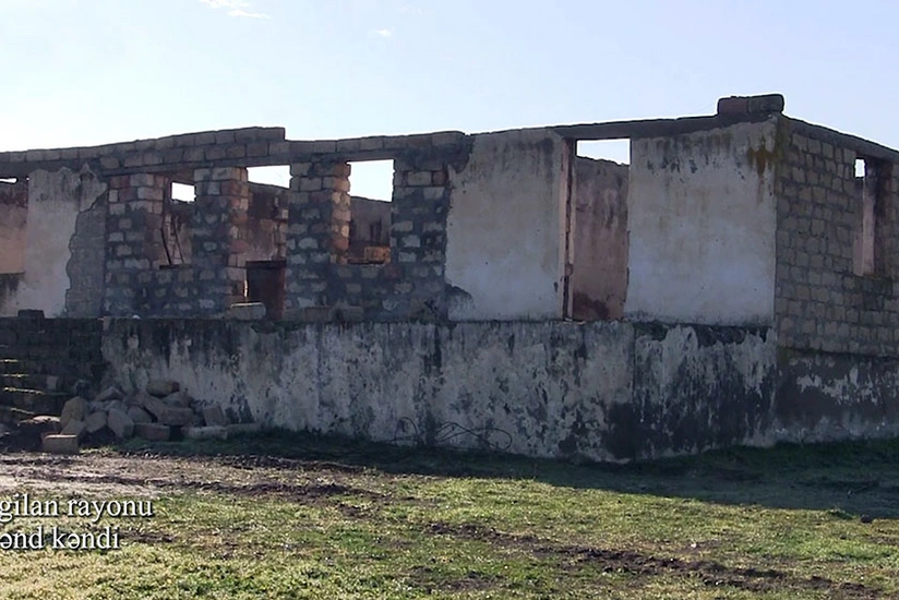 Footage from Rebend village of Zangilan region