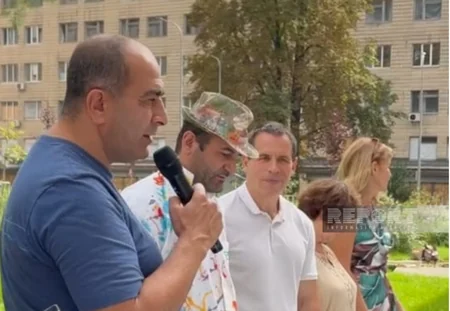 Azerbaijani artist presents art project in Ukraine – VIDEO