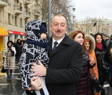 Prezident İlham Əliyev Novruz bayramı münasibətilə ümumxalq şənliyində iştirak edib - YENİLƏNİB-3