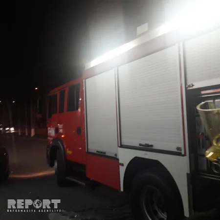 В Азербайджане в магазине произошёл пожар - ФОТО