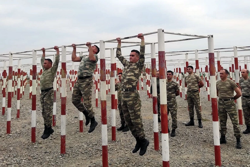 Azərbaycan Ordusunun tabor komandirləri arasında yarış keçirilib