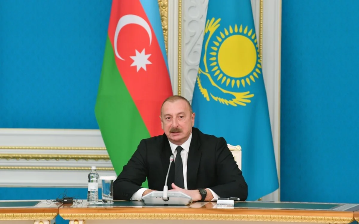 President Ilham Aliyev informs his Kazakh counterpart about current status of negotiation process with Armenia