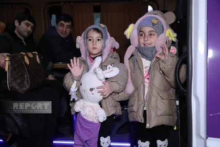Another group of former IDPs leaves for Azerbaijan's Jabrayil