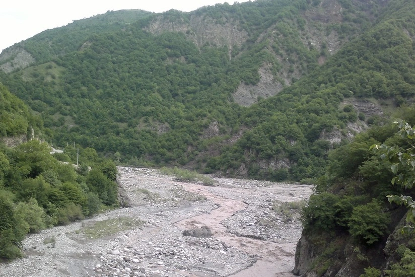 ETSN: Talaçay və Zaqatala məntəqəsindən sel keçdi