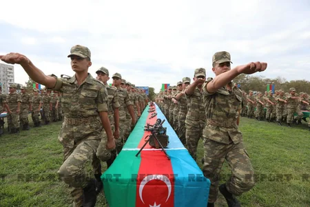 Heydər Əliyev adına Hərbi İnstitutda növbəti andiçmə mərasimi keçirilib