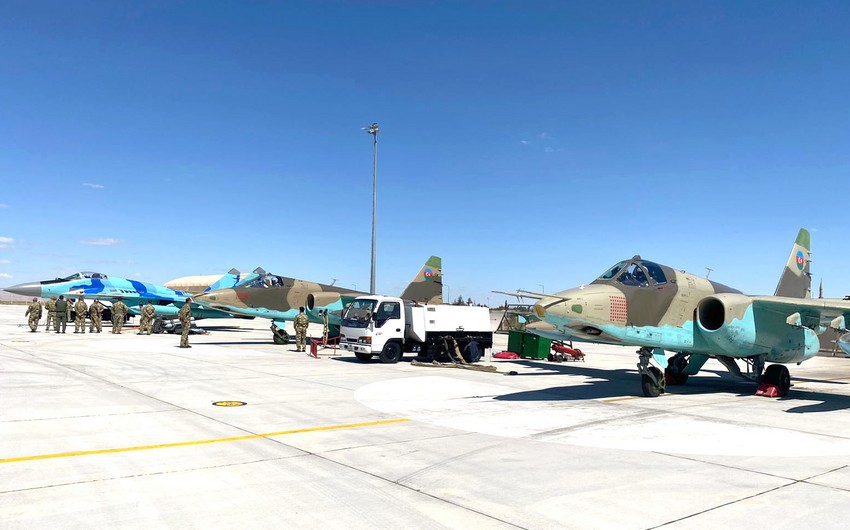 TurAz Falcon-2021 joint flight-tactical exercises: Azerbaijani military pilots conducted flights to study  terrain