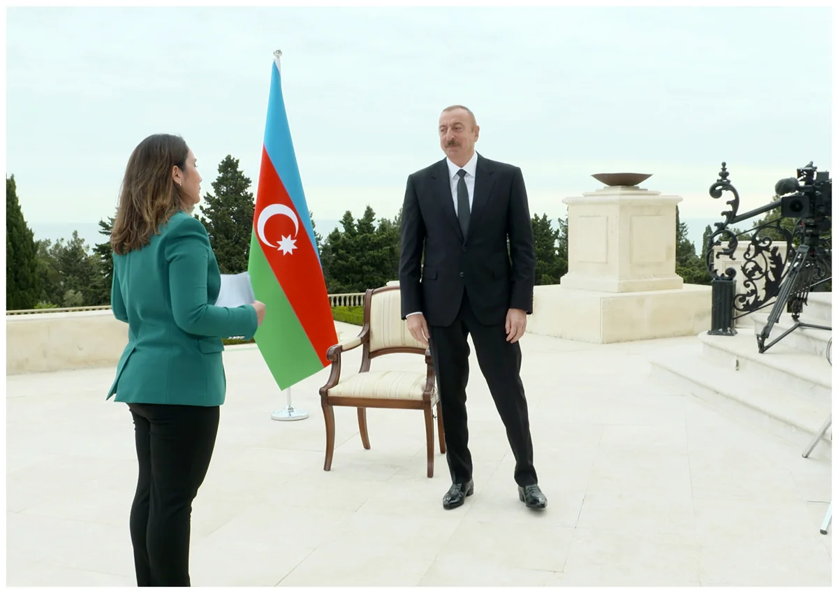 President Ilham Aliyev gives interview to Al Jazeera