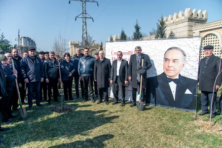 A series of tree planting campaigns dedicated to the 100-th anniversary of National leader Heydar Aliyev were held with support of Baku Steel Company