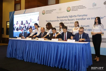 Bakıda sığorta sektorunun inkişafı ilə bağlı Anlaşma Memorandumu imzalanıb