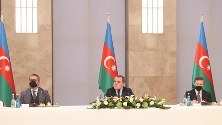 Azərbaycan, Türkiyə və Türkmənistan XİN başçılarının görüşü keçirilib - YENİLƏNİB