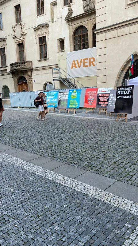 Informative campaign organized in Prague, exposing military and environmental crimes of Armenia