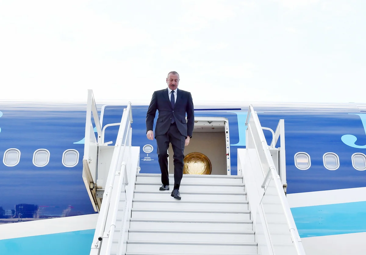 President Ilham Aliyev leaves for Turkiye