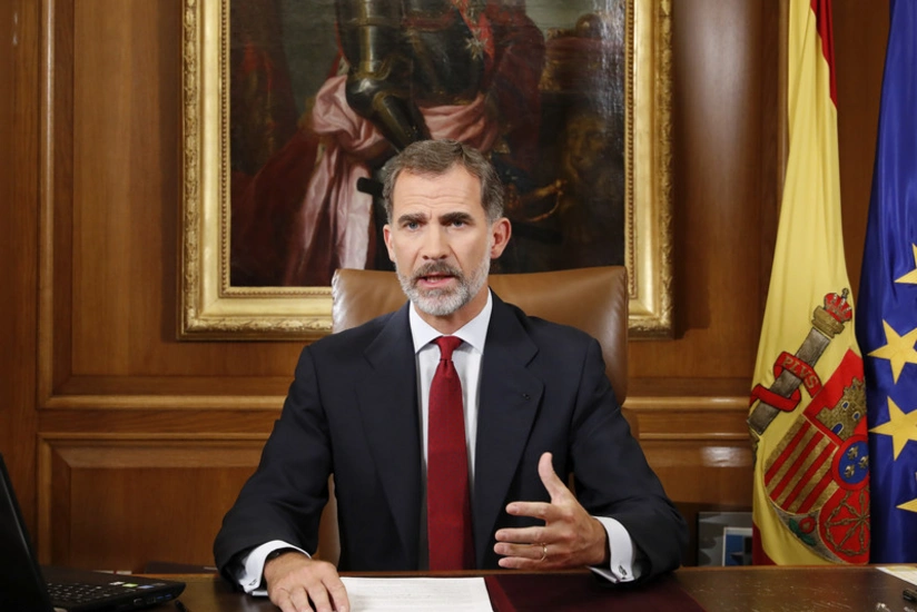King of Spain gets back to work after recovering from COVID