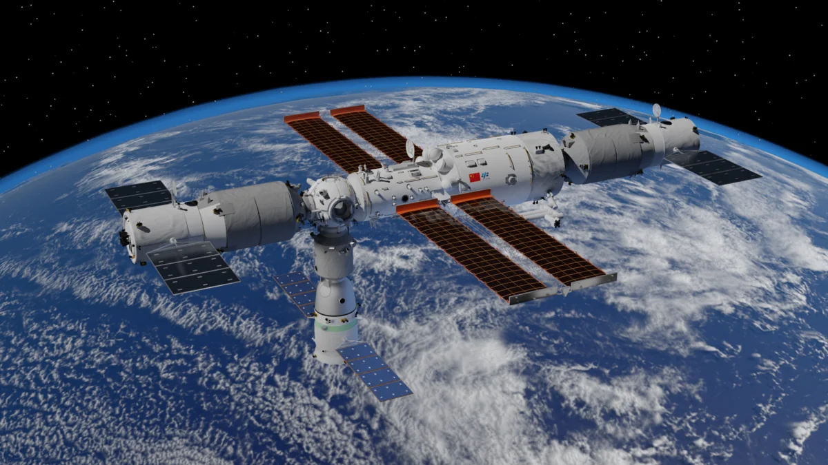 Грузовой корабль Тяньчжоу-3 отстыковался от национальной орбитальной станции КНР