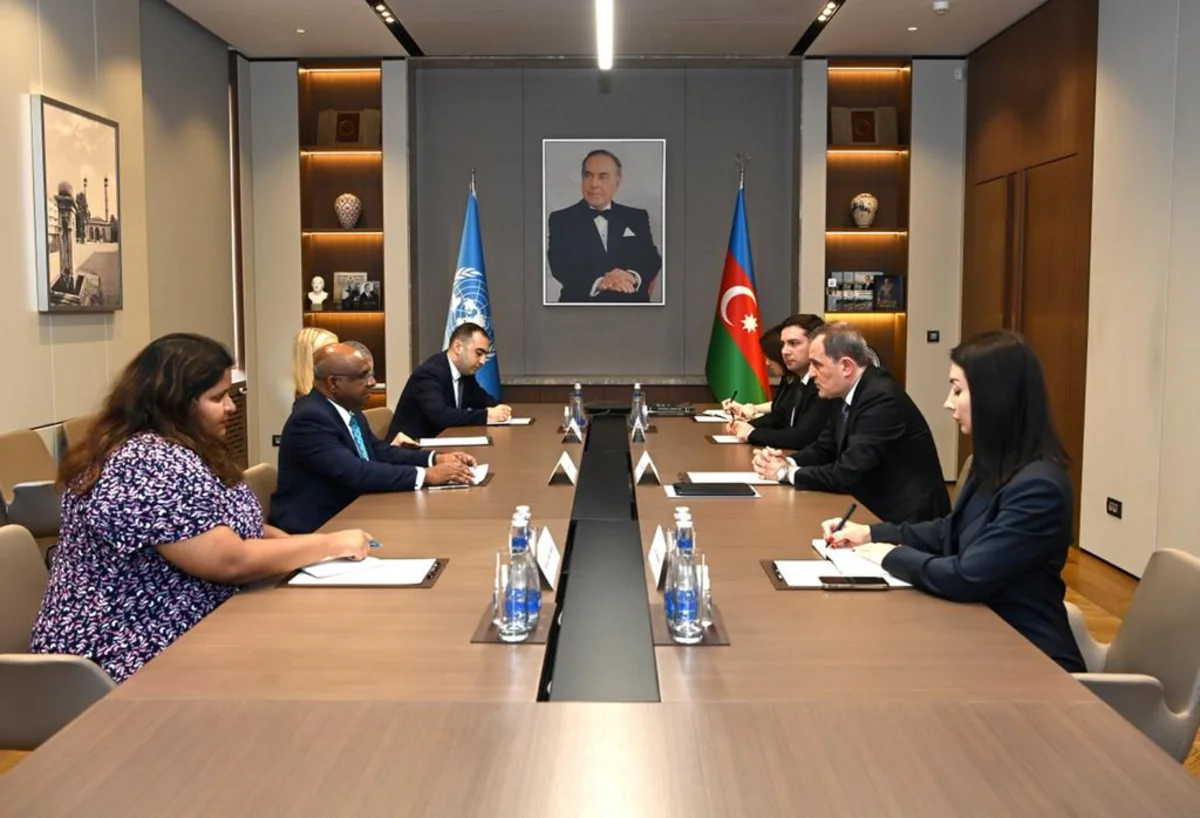 Azerbaijani FM receives president of UN General Assembly