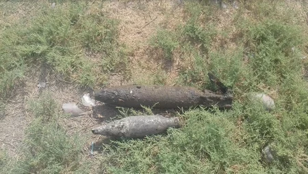 Füzulidə su kanalından partlamamış tank mərmisi tapılıb