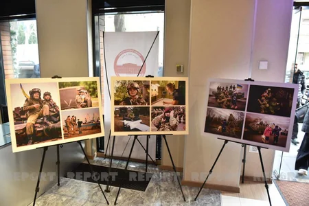 Photo exhibition on 30th anniversary of Ukrainian Armed Forces opens in Baku