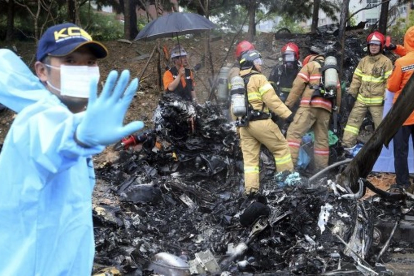 South Corea:A coastguard helicopter crashed off