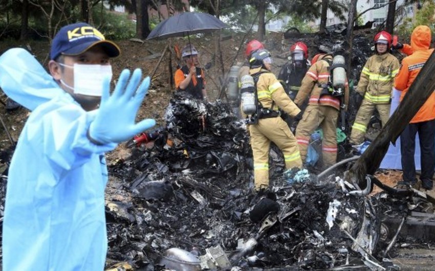 South Corea:A coastguard helicopter crashed off