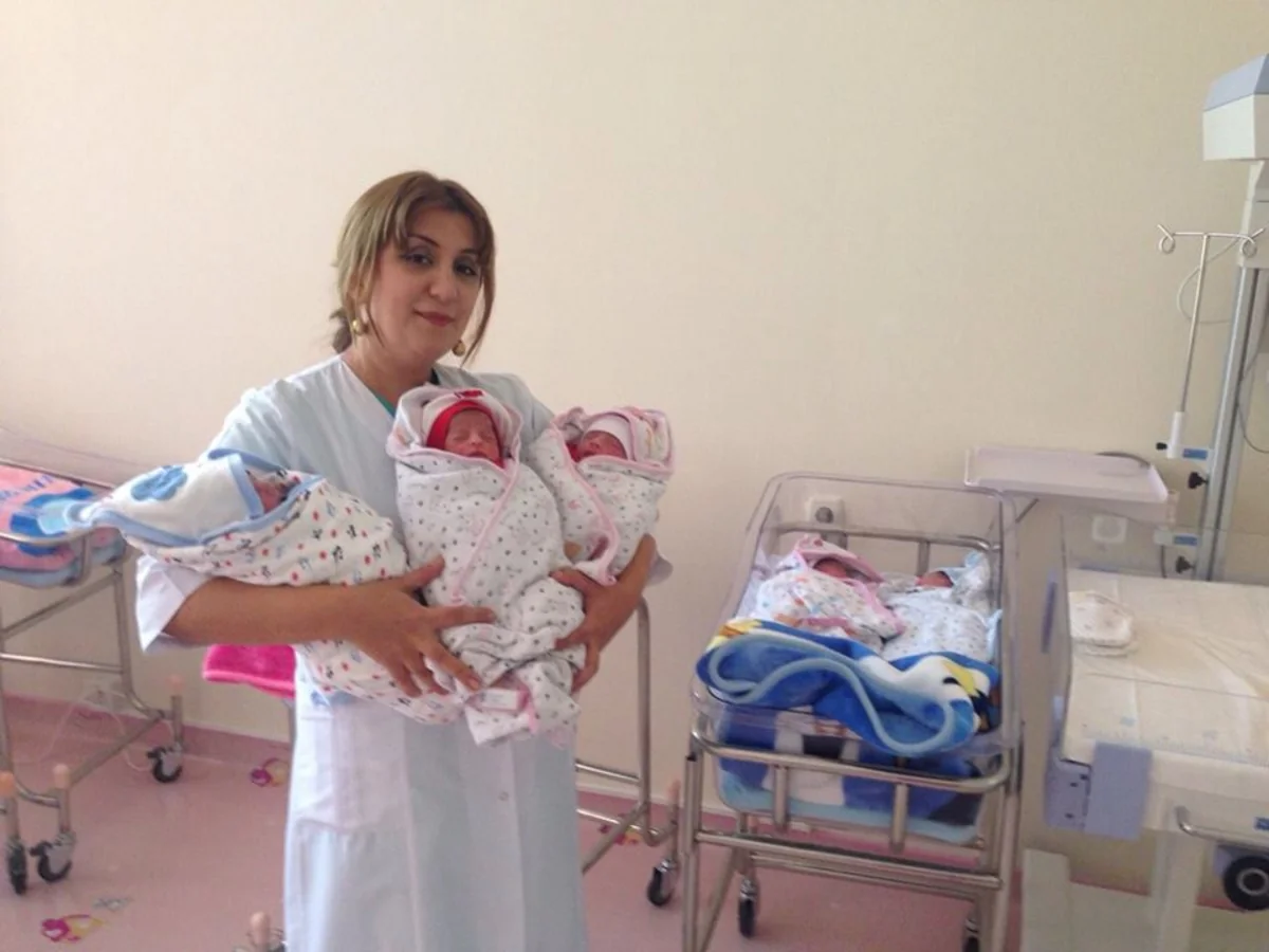 ATU-nun Tədris Cərrahiyyə Klinikasında üçəm dünyaya gəlib - FOTO