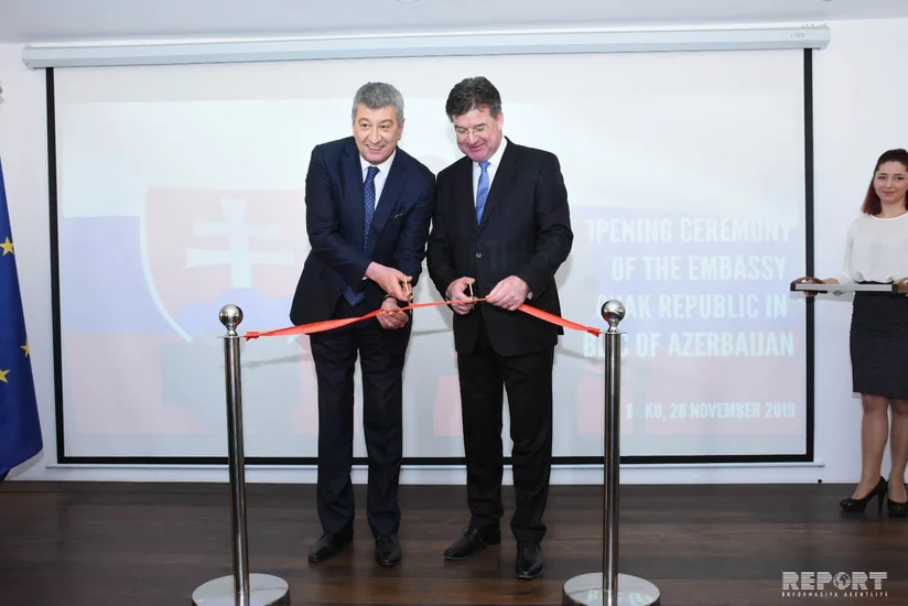 Slovakiyanın Azərbaycandakı səfirliyinin rəsmi açılış mərasimi keçirilib