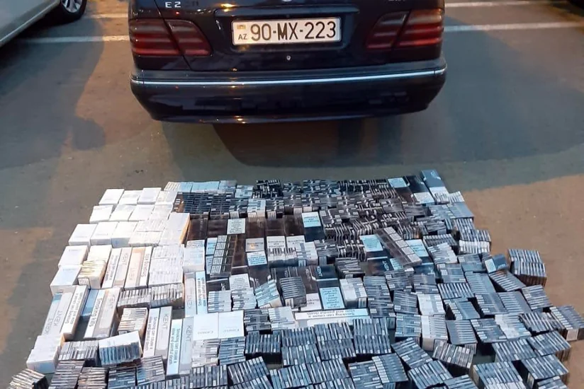 Azərbaycanda külli miqdarda aksiz markası olmayan siqaretin realizə edilməsinin qarşısı alınıb