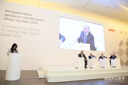 Bakıda İrimiqyaslı idman yarışlarının keçirilməsinin ölkəyə faydaları mövzusunda konfrans işə başlayıb