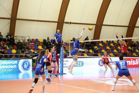 Qadın voleybolçular arasında Azərbaycan çempionatının növbəti oyunları keçirilib
