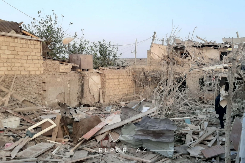20 houses destroyed after missile strikes against Ganja