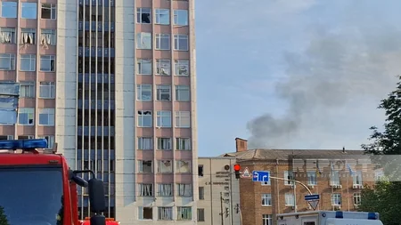 Rusiyanın kütləvi dron hücumuna məruz qalan Kiyevdən FOTOREPORTAJ