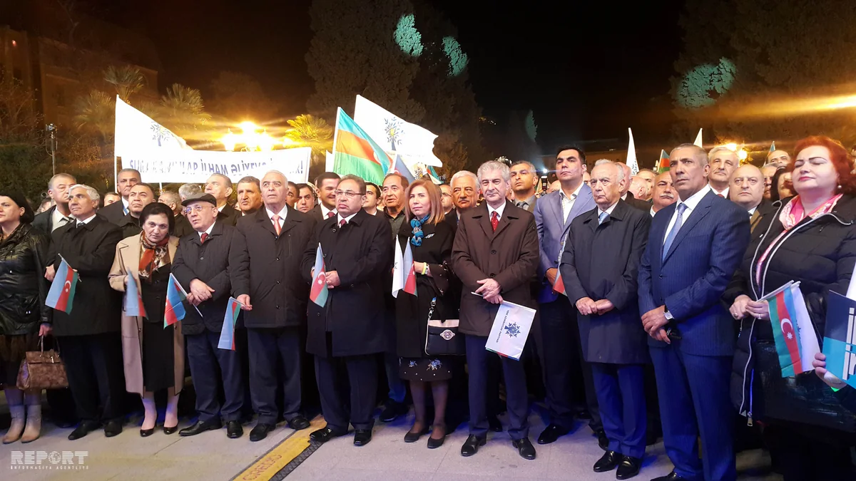 ПЕА в честь победы проводит митинг-концерт в центре Баку