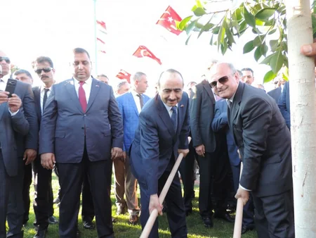 Türkiyənin Tarsus şəhərində Heydər Əliyev Parkının təntənəli açılış mərasimi keçirilib - FOTO