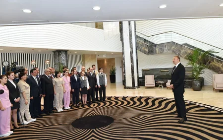 ​Prezident İlham Əliyev “Qalaaltı Hotel & SPA” müalicə-istirahət kompleksinin açılışında iştirak edib