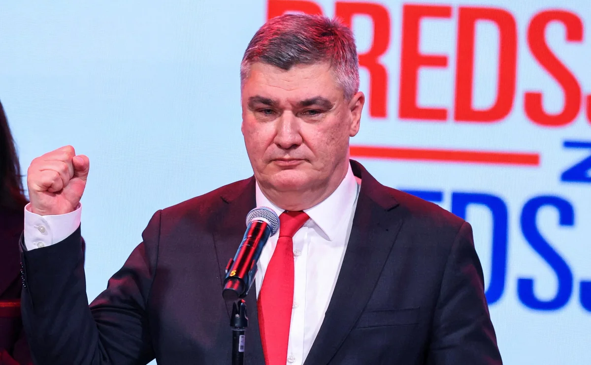 Xorvatiyada keçirilən seçkilərdə hazırkı Prezident Milanoviç qalib gəlir