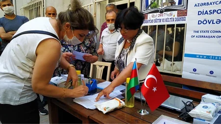 İstanbulda yaşayan azərbaycanlı ailələrə dəstək göstərildi