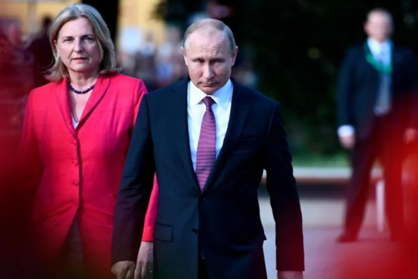 Владимир Путин прибыл на свадьбу главы МИД Австрии