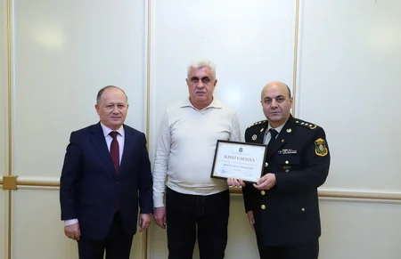 Dövlət xidməti Müharibə, Əmək və Silahlı Qüvvələr Veteranları Təşkilatının üzvlərini təltif edib