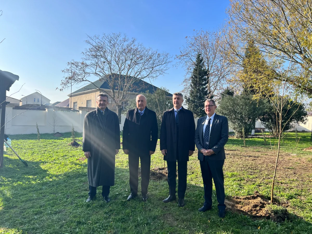 Ambassadors of Germany, Austria, Hungary plant trees in Azerbaijan’s Sumgait
