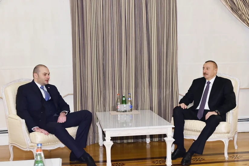 President Ilham Aliyev receives Georgian finance minister - UPDATED