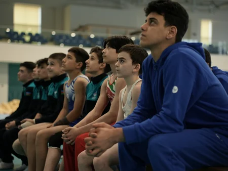 Serbiya Gimnastika Federasiyasının prezidenti Bakıda ustad dərsi keçib