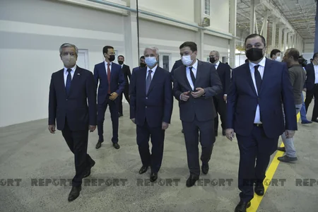 Hacıqabul Sənaye Məhəlləsinin rezidentinin yeni istehsal xətti işə düşüb