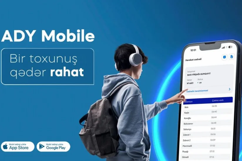Azərbaycan Dəmir Yolları mobil tətbiqini istifadəyə verib