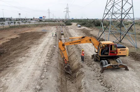 Azərsu Ələt Azad İqtisadi Zonasında infrastruktur yaradır