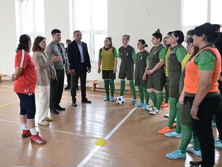 AFFA cəzaçəkmə və tərbiyə müəssisələrində futbol dərsləri təşkil edib