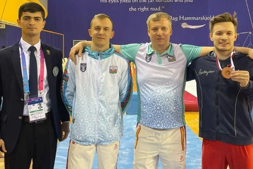 Azərbaycan gimnastı Dünya Kubokunda medal qazanıb