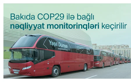 Baku testing specia vehicle routes in preparation for COP29