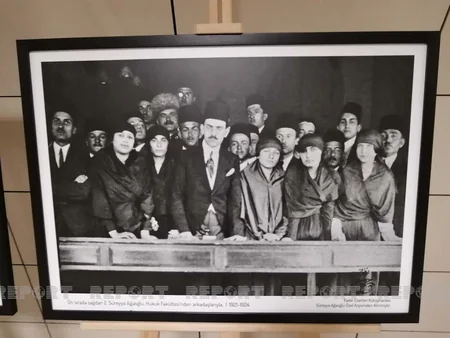 Photo exhibition of Turkey's first female lawyer of Azerbaijani origin opens