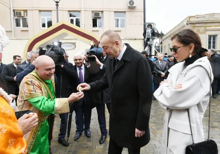 Prezident İlham Əliyev Novruz bayramı münasibətilə ümumxalq şənliyində iştirak edib - YENİLƏNİB-3