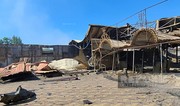 Azerbaijani restaurant burns down as result of Russian strike on Kyiv