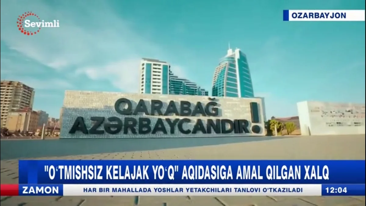 Özbəkistanın populyar “Sevimli TV telekanalında Bakı haqqında veriliş nümayiş olunub